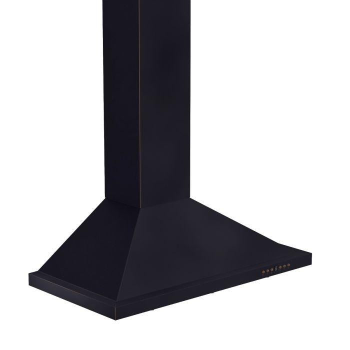 ZLINE 30 in. Wall Mount Range Hood Oil-Rubbed Bronze Finish Ducted Kitchen Ventilation (8KBB-30)