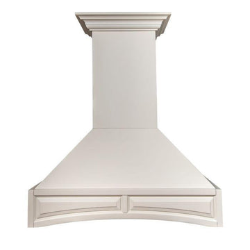 ZLINE 36 in. Wall Mount Range Hood Designer Wooden Cottage White (321TT-36)