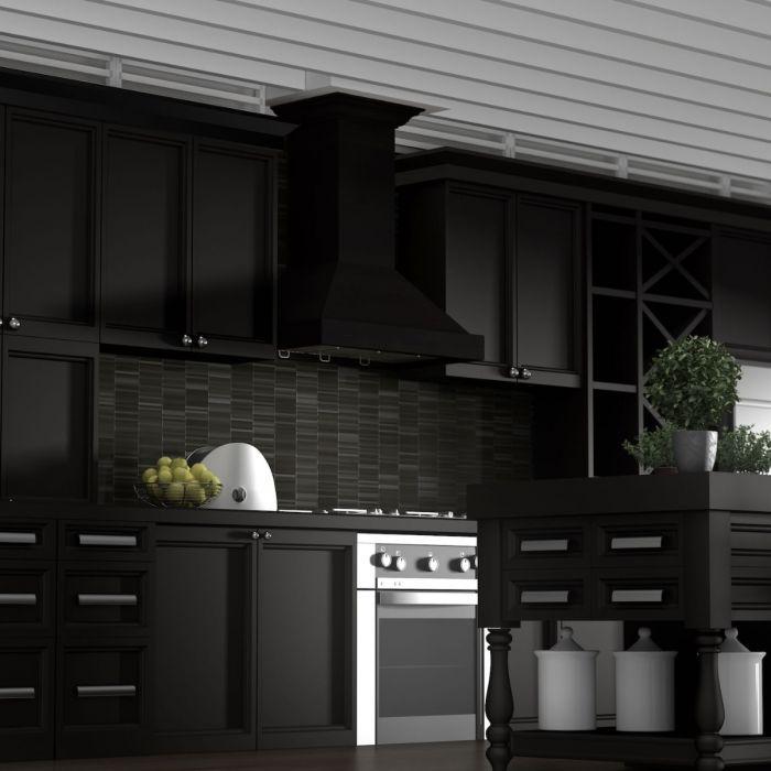 ZLINE 30 in. Wooden Wall Range Hood Crown Molding – Designer Series, KBCC-30
