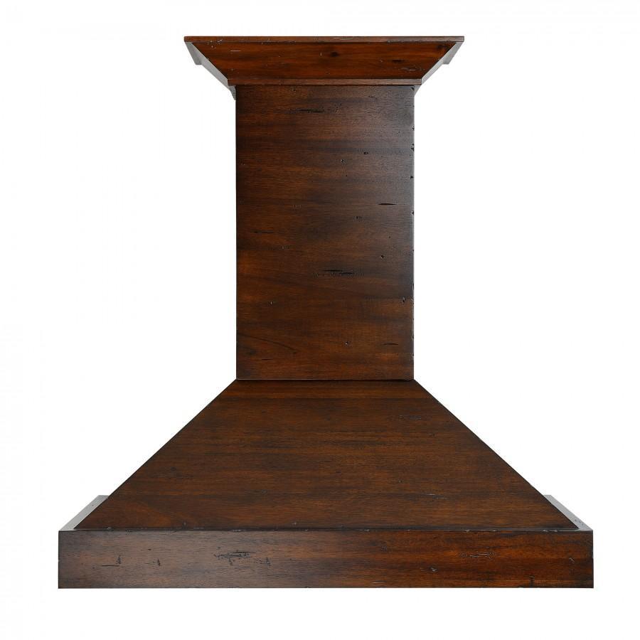 ZLINE 30 in Wall Mount Range Hood Wooden Walnut Finish Designer Kitchen Vent Hood (KBRR-30)
