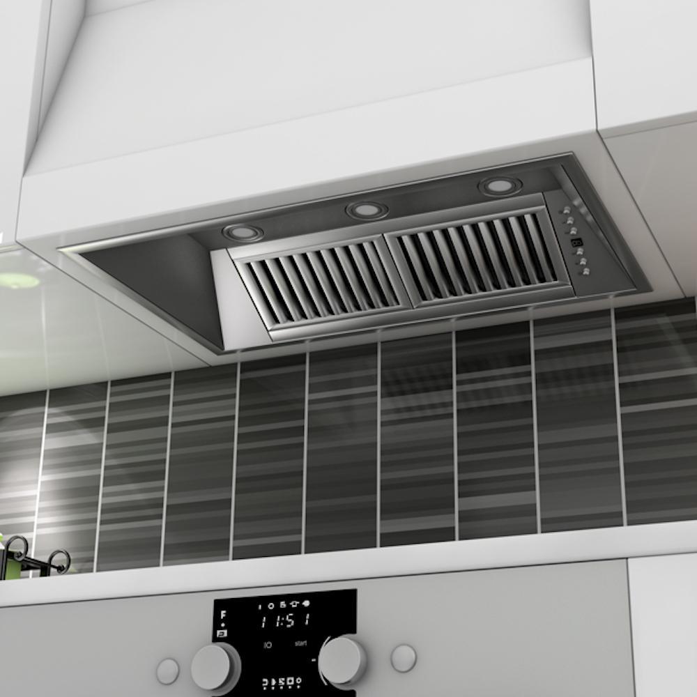 ZLINE 52 in. Wall Mount Range Hood Insert 21 in. Depth Stainless Steel 700 CFM (721-52)