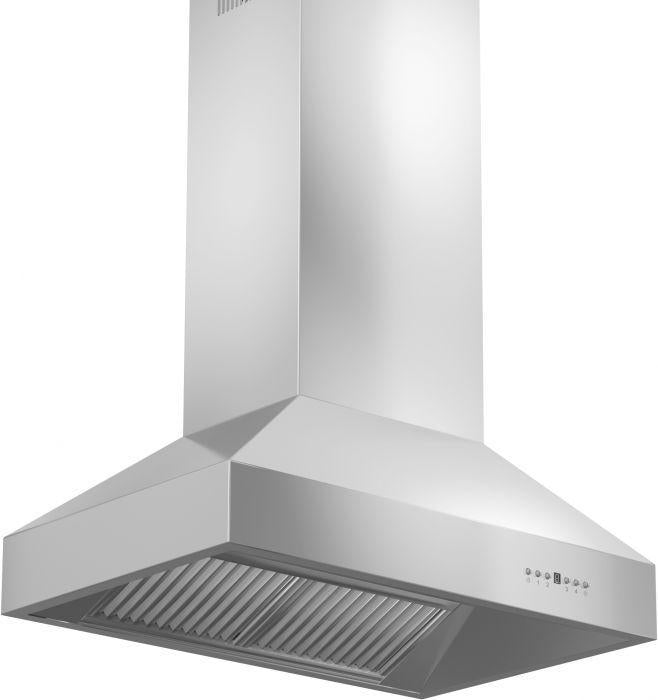 ZLINE 48 in. Island Mount Range Hood Outdoor Approved Stainless Steel Ducted 697i-304-48