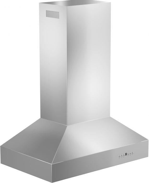 ZLINE 48 in. Island Mount Range Hood Outdoor Approved Stainless Steel Ducted 697i-304-48