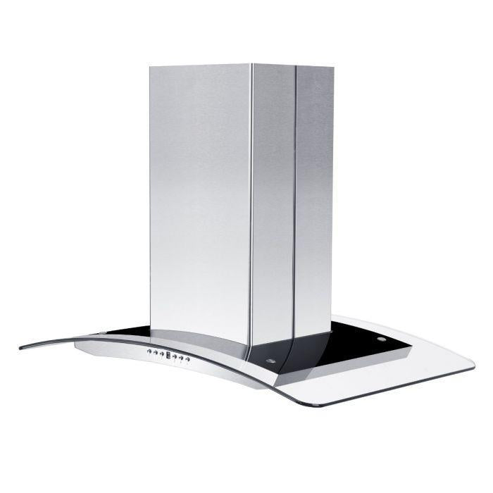 ZLINE 36 in Island Range Hood Stainless Steel 4-Speed Fan LED Lighting (GL14i-36)