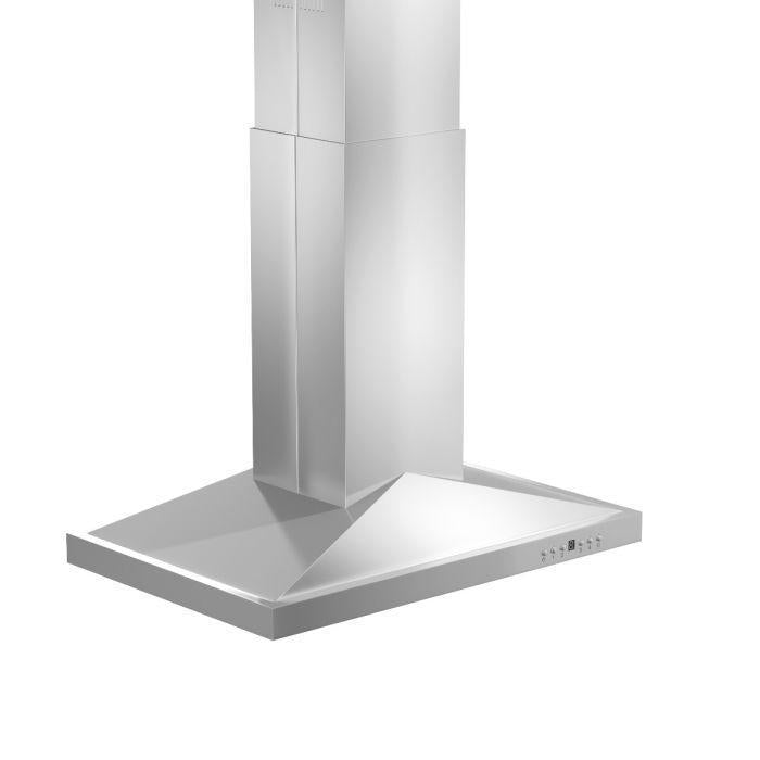 ZLINE 36-Inch Island Range Hood Stainless Steel 4-Speed Fan LED Lighting (GL1i-36)