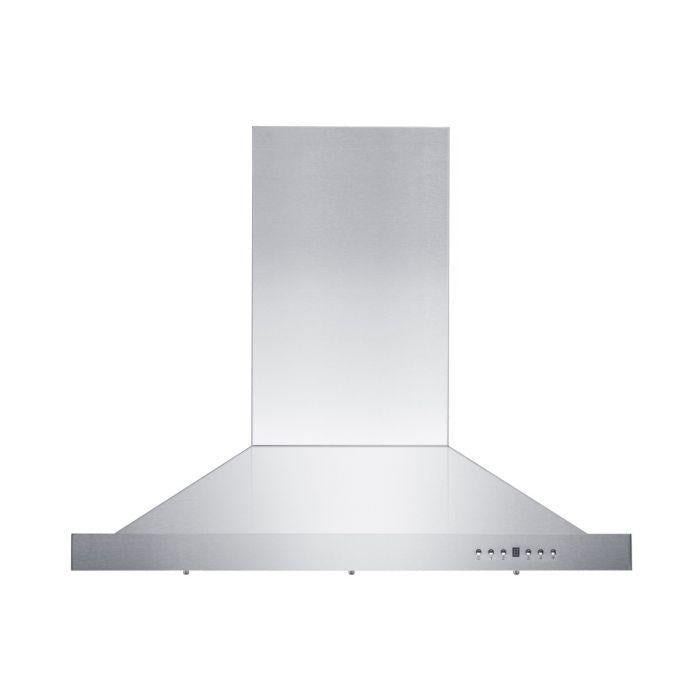 ZLINE 36 Inch Island Range Hood Remote Dual Blower Stainless Steel 700 CFM (GL2i-RD-36)