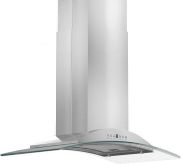 ZLINE 36-Inch Island Range Hood Stainless Steel 4-Speed 400 CFM (GL9i-36)