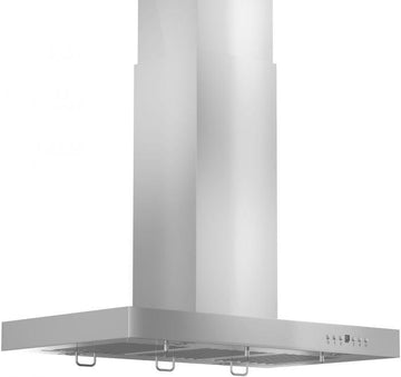 ZLINE 30 in Stainless Steel Island Range Hood 4-Speed 400 CFM Convertible Venting (KE2i-30)
