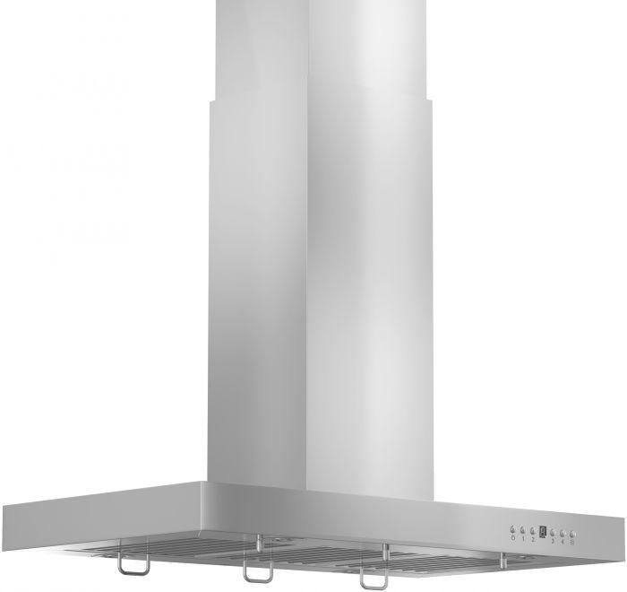 ZLINE 30 in Stainless Steel Island Range Hood 4-Speed 400 CFM Convertible Venting (KE2i-30)
