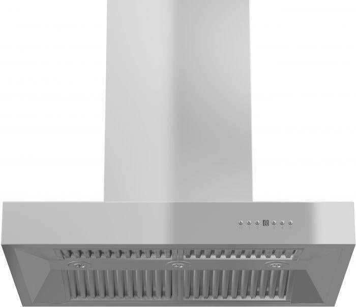 ZLINE 36 in Island Mount Range Hood 700 CFM Remote Blower Stainless Steel (KECOMi-RD-36)