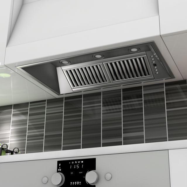 ZLINE 34 in. Range Hood Insert Stainless Steel Remote Dual Blower 721-RD-34