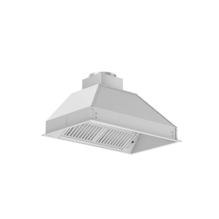 ZLINE 46 in. Range Hood Insert Remote Dual Blower Stainless Steel High Performance Ventilation (721-RD-46)