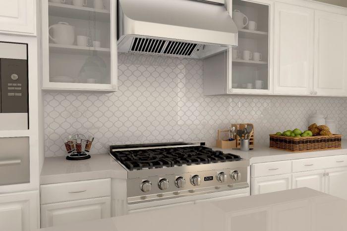 ZLINE 42 in Under Cabinet Range Hood Stainless Steel Heat Lamp 523-42