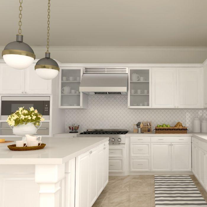 ZLINE 48 in Under Cabinet Range Hood Stainless Steel Recirculating Ventilation LED Lighting (RK523-48)