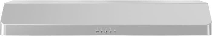 ZLINE 30 in Under Cabinet Range Hood Stainless Steel 400 CFM LED Lighting Dishwasher-Safe Baffle Filters (617-30)