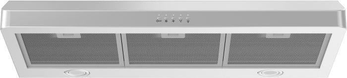 ZLINE 30 in Under Cabinet Range Hood Stainless Steel 400 CFM LED Lighting Dishwasher-Safe Baffle Filters (617-30)