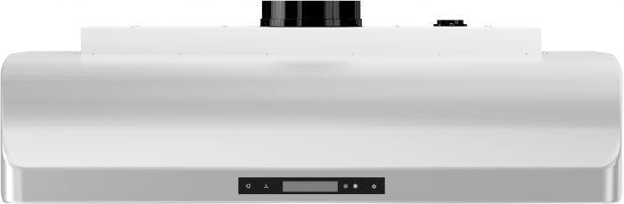 ZLINE 36 in. Under Cabinet Range Hood 400 CFM Stainless Steel LED Lighting Dishwasher-Safe Filters (621-36)