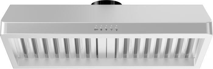 ZLINE 48 in. Under Cabinet Range Hood Stainless Steel 400 CFM 4-Speed LED Lighting (623-48)