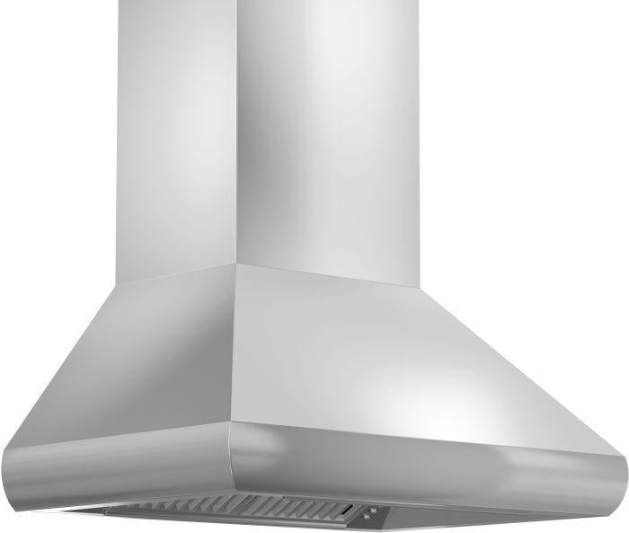 ZLINE 36 in. Wall Mount Range Hood 400 CFM Convertible Vent Stainless Steel (587-36)