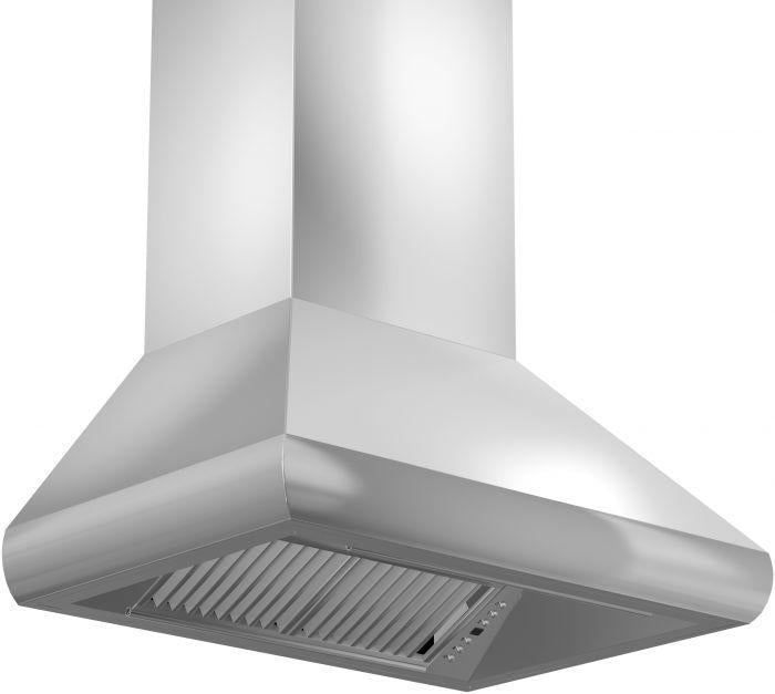 ZLINE 36 in. Wall Mount Range Hood 400 CFM Convertible Vent Stainless Steel (587-36)