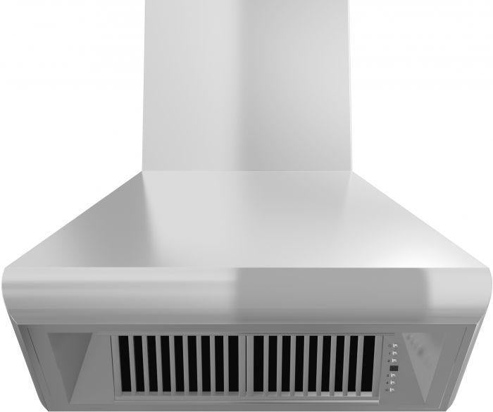 ZLINE 36 in. Wall Mount Range Hood 400 CFM Convertible Vent Stainless Steel (587-36)