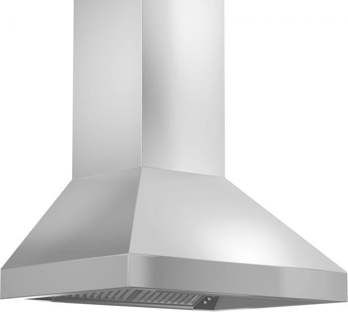 ZLINE 48 in. Wall Mount Range Hood with Remote Dual Blower Stainless Steel 597-RD-48