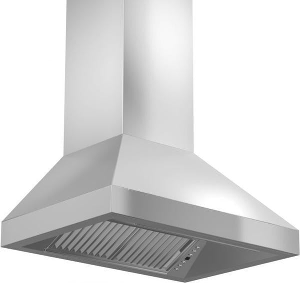 ZLINE 48 in. Wall Mount Range Hood with Remote Dual Blower Stainless Steel 597-RD-48