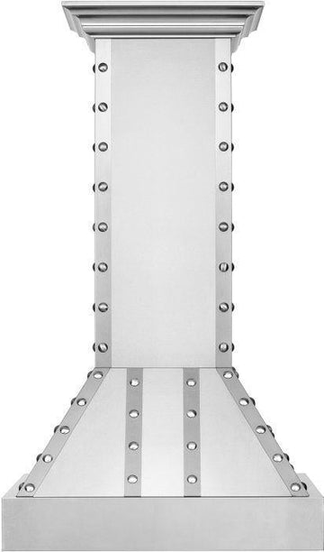 ZLINE 48" Wall Mount Range Hood – Ducted Designer Series, Satin Stainless Steel, 700 CFM (655-4SSSS-48)
