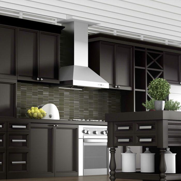 ZLINE 42 in. Wall Mount Range Hood 700 CFM Ducted Stainless Steel (697-42)