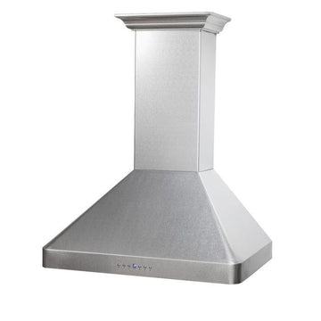 ZLINE 36" Wall Mount Range Hood 400 CFM Satin Stainless Steel Ducted Ventilation (8KF2S-36)