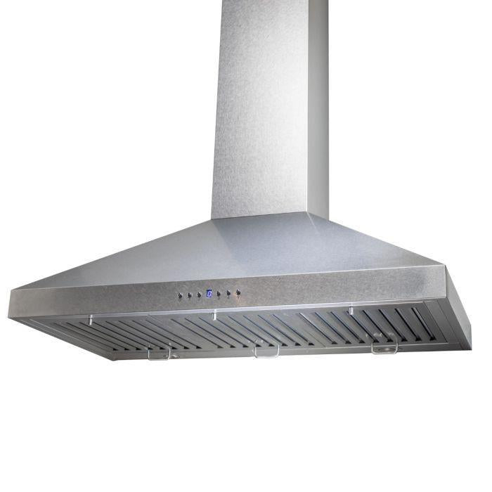 ZLINE 30 Inch Wall Mount Range Hood Convertible Vent Satin Stainless Steel 400/700 CFM (8KL3S-30)