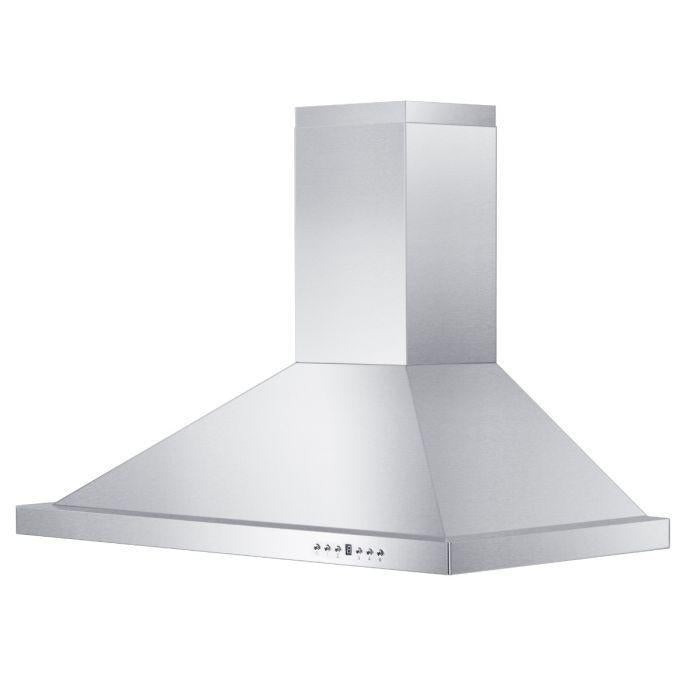 ZLINE 30" Wall Mount Range Hood Stainless Steel Convertible Vent Outdoor Approved 400 CFM (KB-304-30)