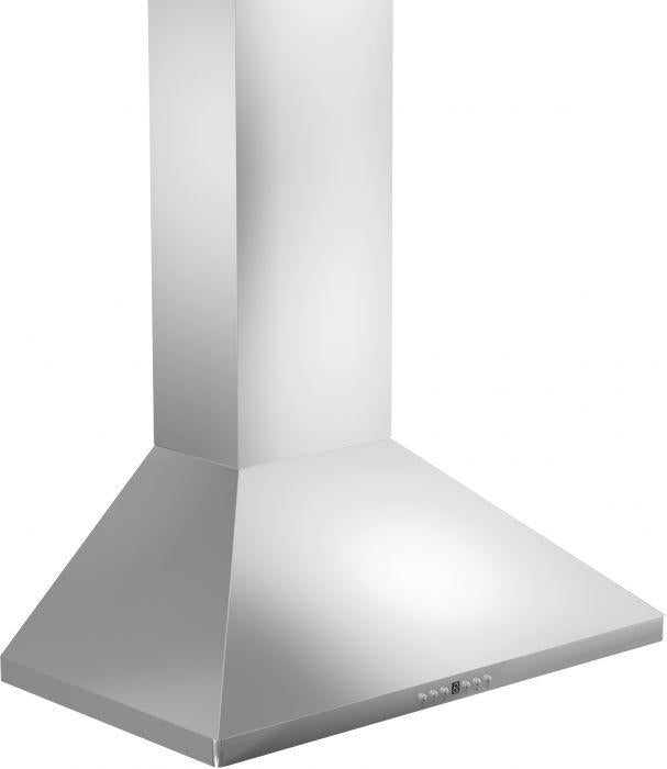 ZLINE 36 in. Wall Mount Range Hood Stainless Steel 4-Speed Fan LED Lighting (KF1-36)