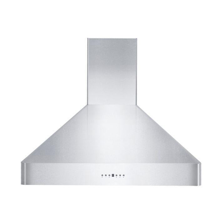 ZLINE 30 in. Wall Range Hood Stainless Steel 400 CFM LED Lighting Dishwasher-Safe Filters (KF2-30)