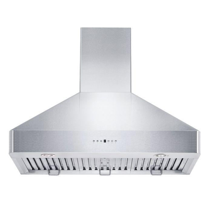 ZLINE 30 in. Wall Range Hood Stainless Steel 400 CFM LED Lighting Dishwasher-Safe Filters (KF2-30)