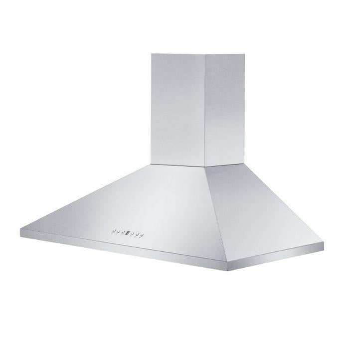 ZLINE 36 in. Wall Mount Range Hood Convertible Vent Stainless Steel 4-Speed 700 CFM (KL2-36)