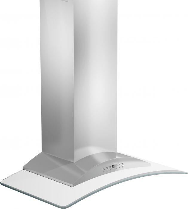 ZLINE 30 Inch Wall Mount Range Hood Convertible Vent Stainless Steel & Glass 400 CFM (KN-30)