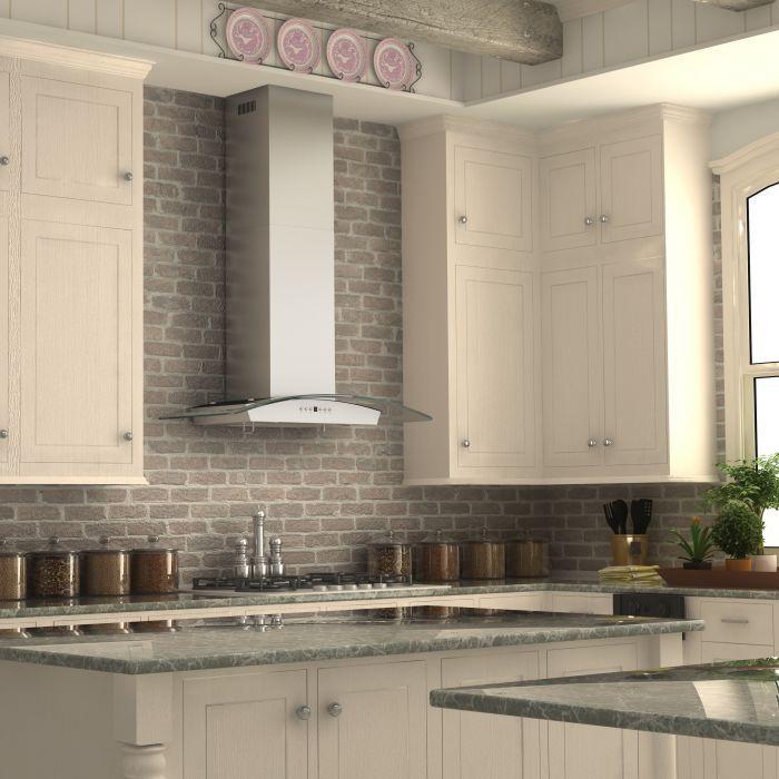 ZLINE 36 in Wall Range Hood Stainless Steel Indoor Kitchen Ventilation (KZ-36)