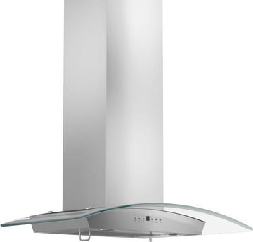 ZLINE 30 in. Wall Mount Range Hood, Stainless Steel, Indoor Kitchen Ventilation with Crown Molding, 30-Inch, KZCRN-30