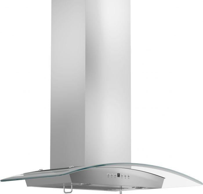 ZLINE 30 in. Wall Mount Range Hood, Stainless Steel, Indoor Kitchen Ventilation with Crown Molding, 30-Inch, KZCRN-30
