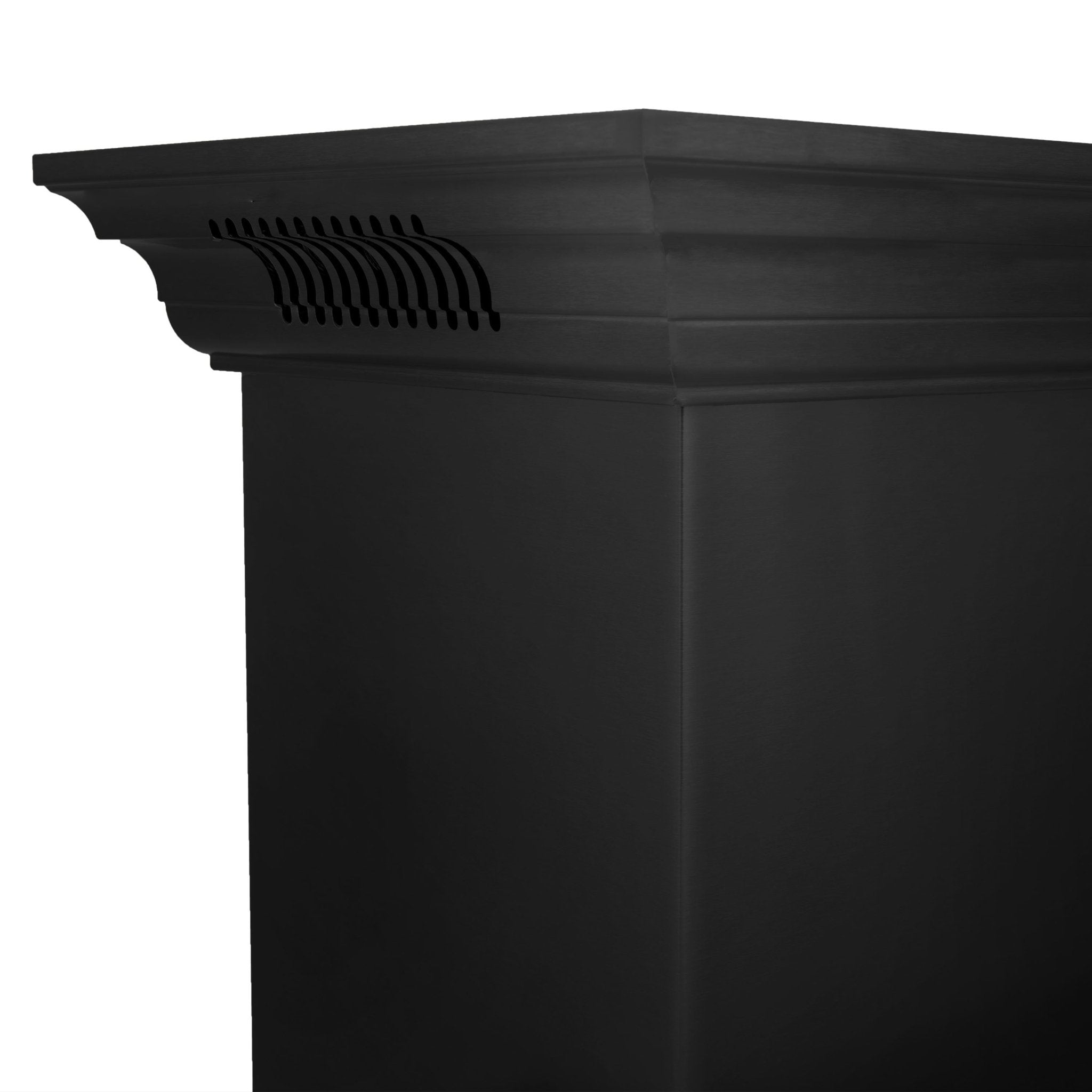 ZLINE 30 in. Wall Mount Range Hood 400 CFM Black Stainless Steel Bluetooth CrownSound Built-In Speakers (BSKENCRN-BT-30)